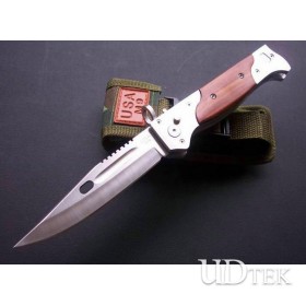 WHITE BLADE M9 SMALL SIZED FOLDING BLADE KNIFE CAMPING KNIFE SURVIVAL KNIFE  UDTEK00677